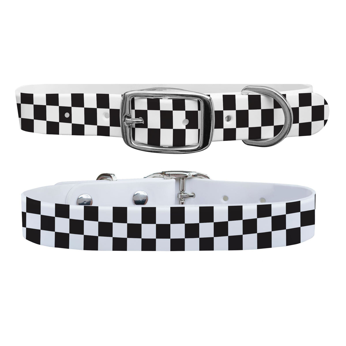 Checkered Dog Collar C4