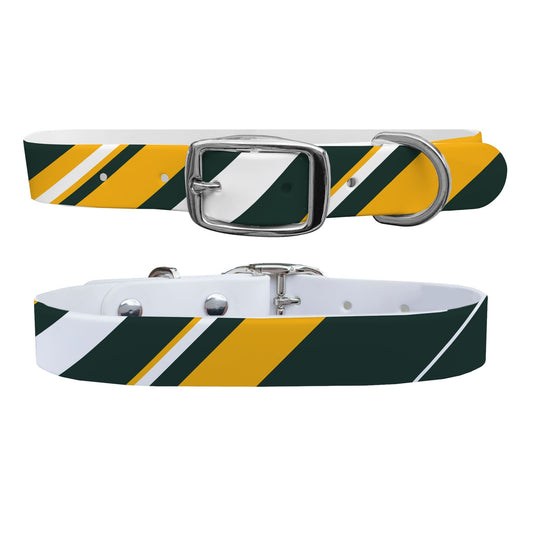 Green Bay Color Block Team Spirit Dog Collar Dog Collar C4 BELTS