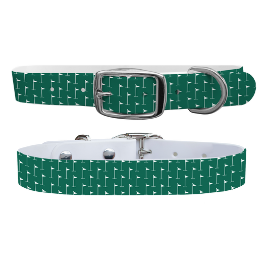 Hole in One - Green Dog Collar