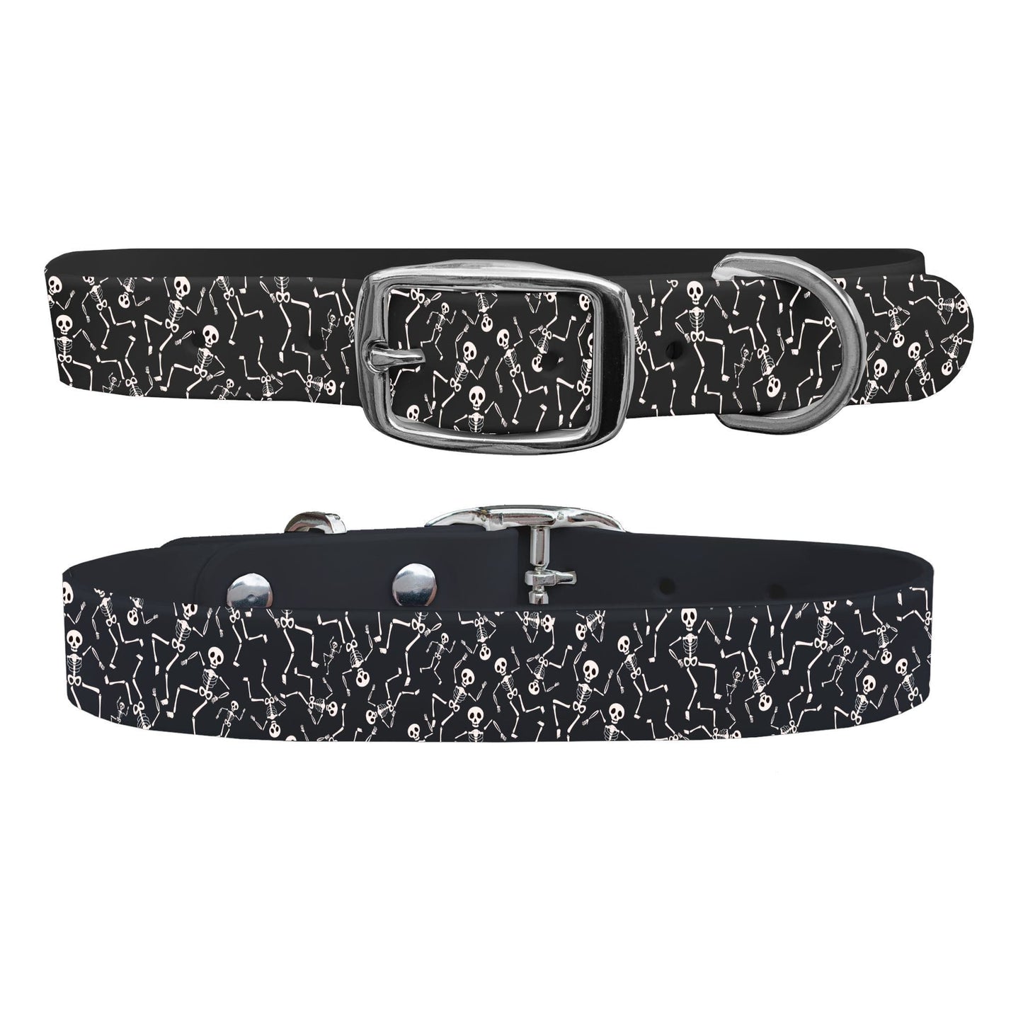Dancing Skeletons Dog Collar Dog Collar C4 BELTS