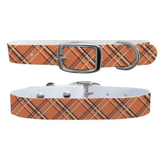 Fall Plaid Dog Collar Dog Collar C4 BELTS