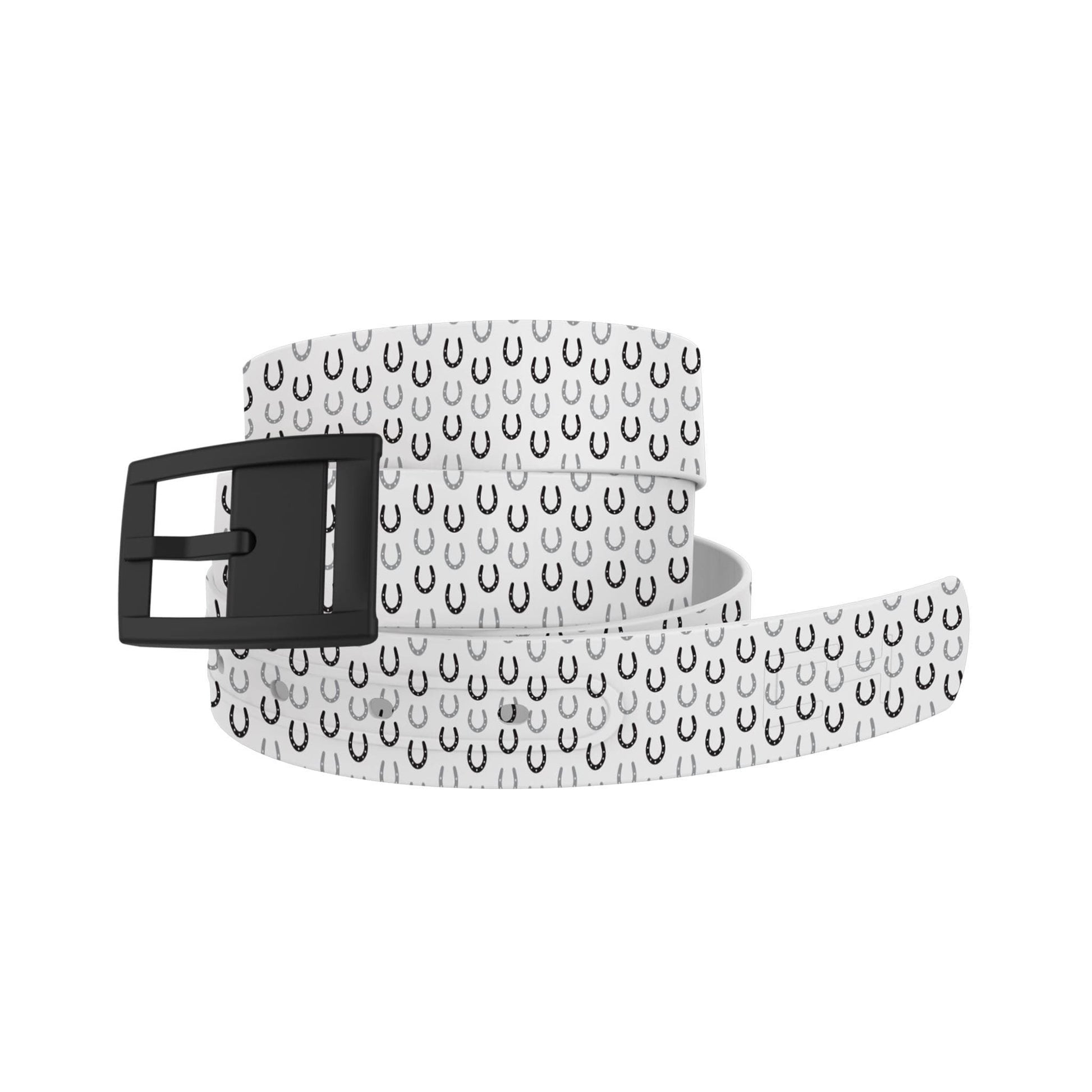 Horseshoes White Belt Belt-Classic C4 BELTS