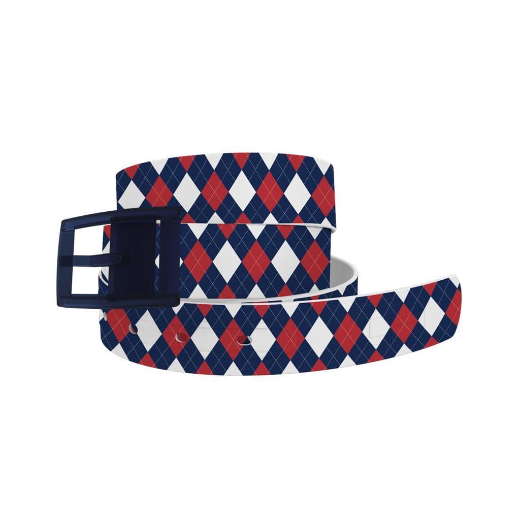 Boston Red Sox Argyle Team Spirit Belt Belt-Classic C4 BELTS