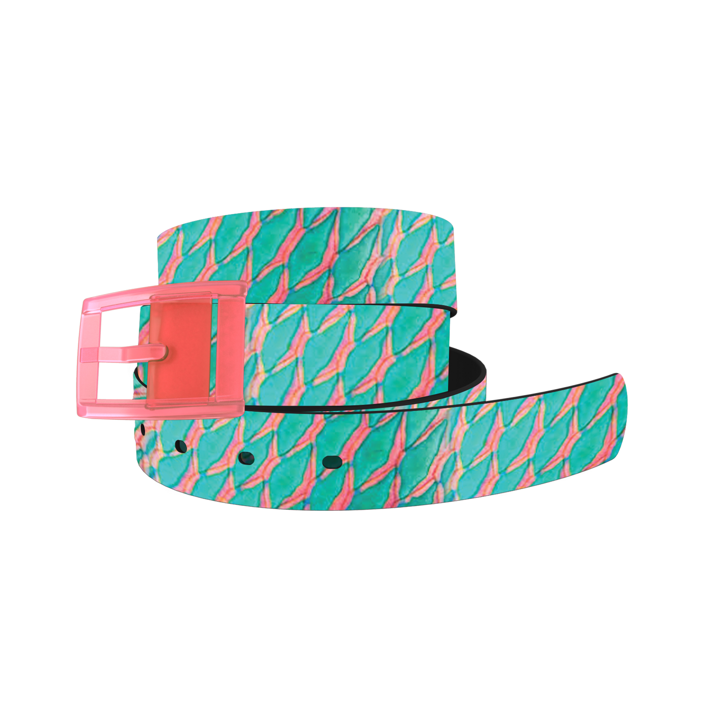 Turquoise Parrotfish Scales Belt