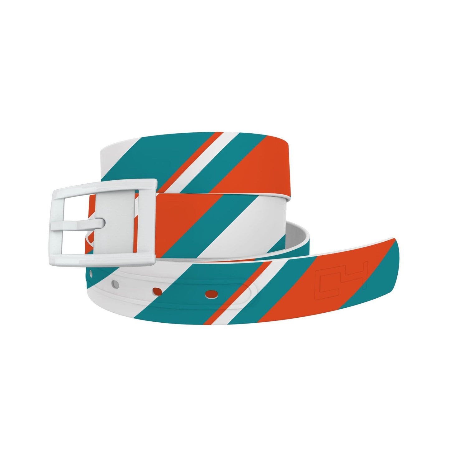 Miami Football Color Block Team Spirit Belt Belt-Classic C4 BELTS