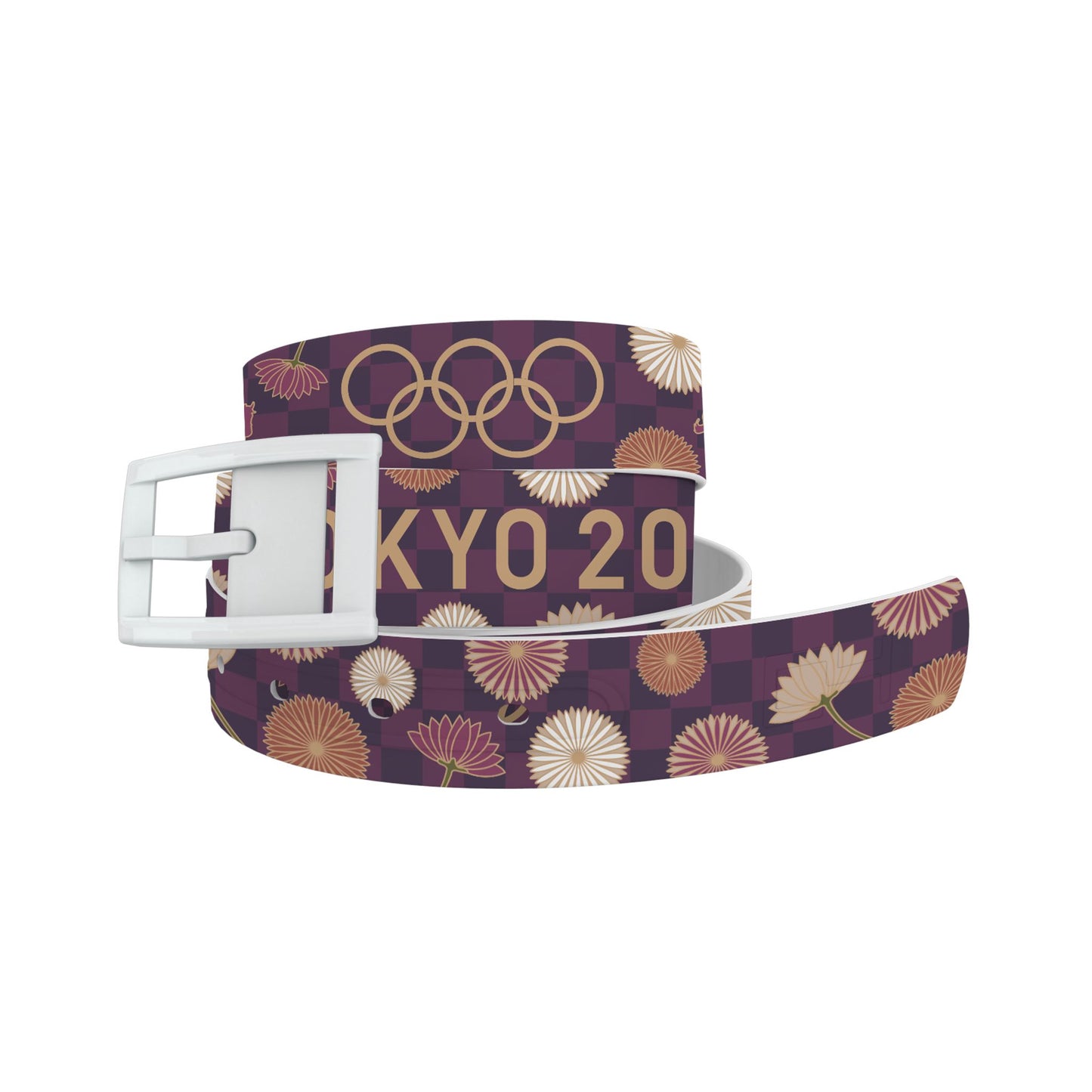 Olympic Flowers Belt Belt-Classic C4 BELTS