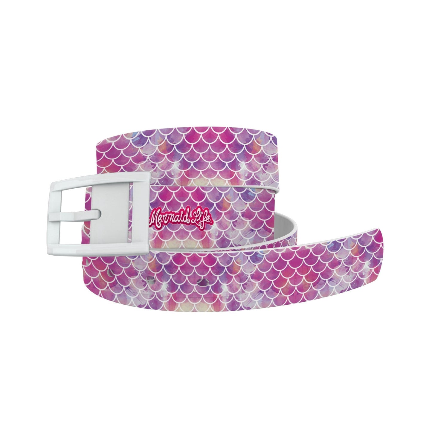 Mermaid Life - Hypnotic Scales Pink Belt Belt-Classic C4 BELTS