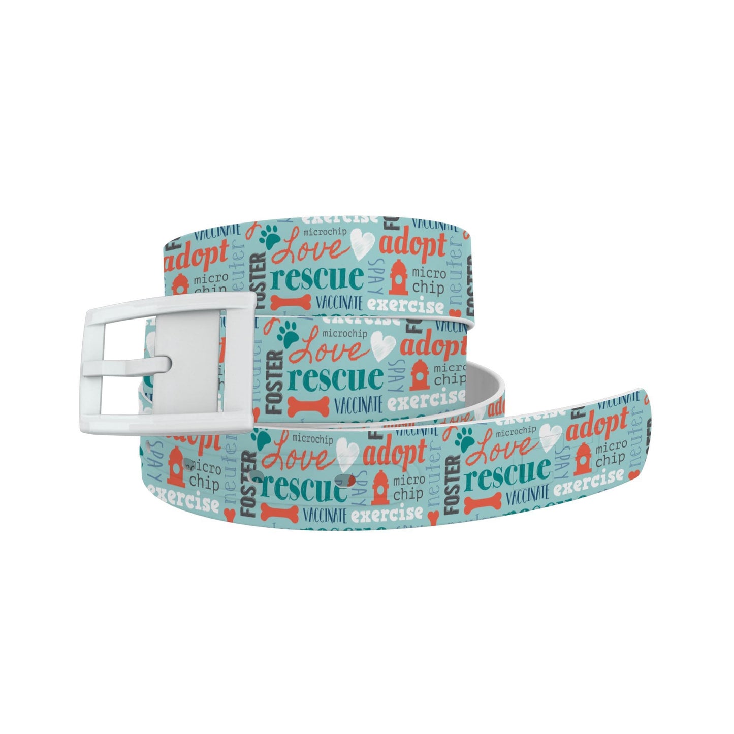 Atlanta Rescue Dog Cafe - Teaching Words Belt Belt-Classic C4 BELTS