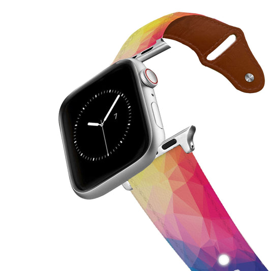 Geometric Leather Apple Watch Band Apple Watch Band - Leather C4 BELTS