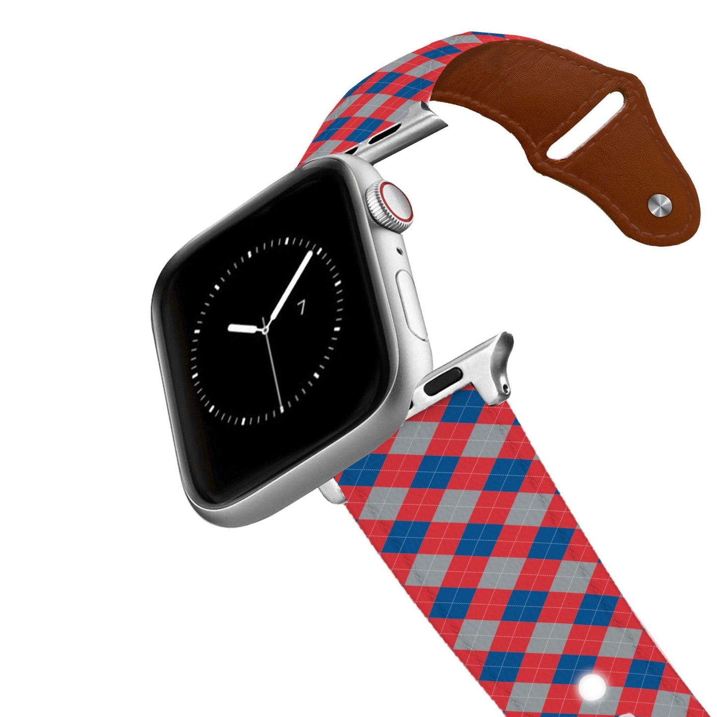 LA Dodgers Argyle Team Spirit Leather Apple Watch Band Apple Watch Band - Leather C4 BELTS
