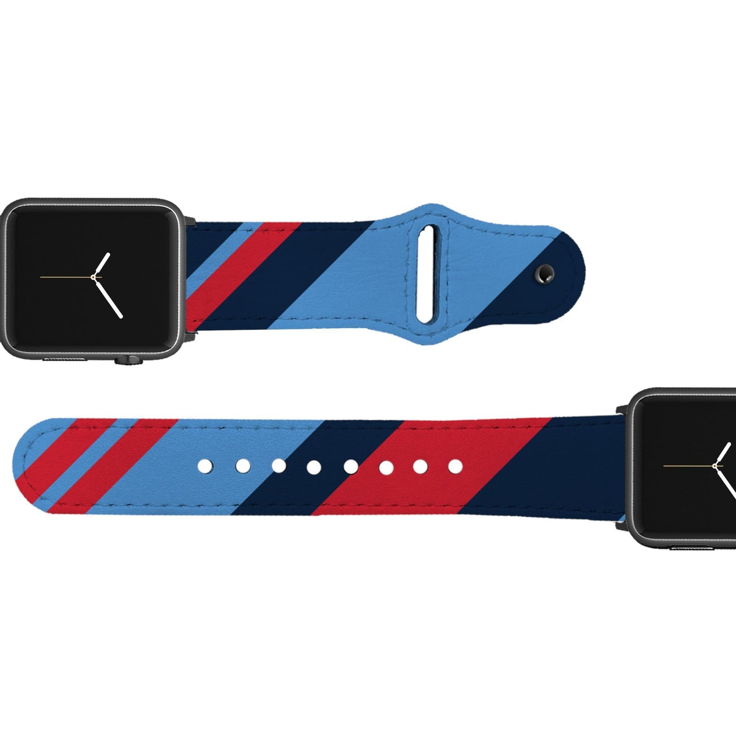 Tennessee Football Color Block Team Spirit Leather Apple Watch Band Apple Watch Band - Leather C4 BELTS