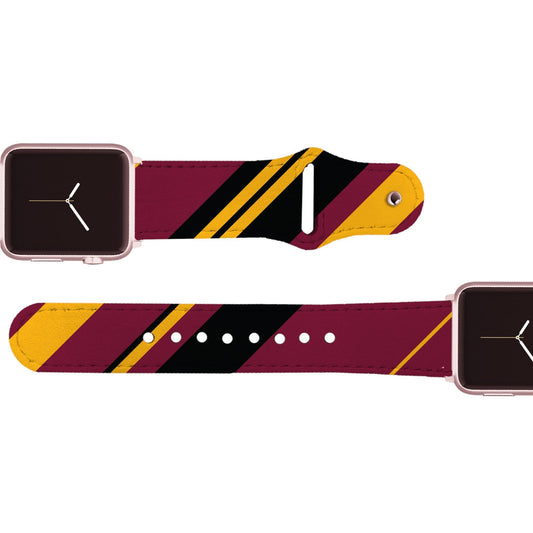 Washington Football Color Block Team Spirit Leather Apple Watch Band Apple Watch Band - Leather C4 BELTS