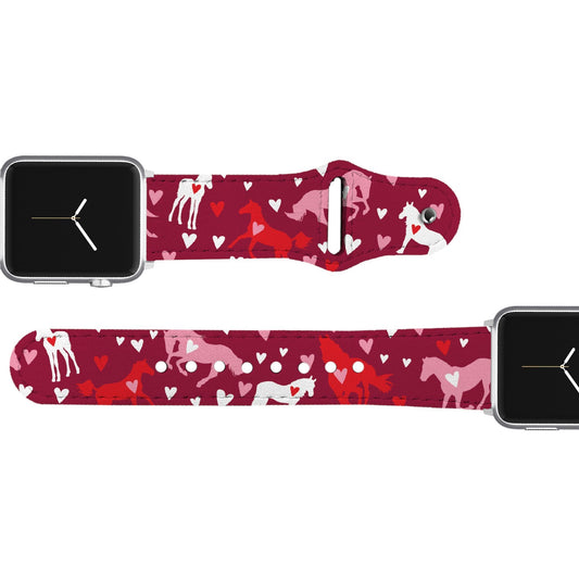 Pony Love Leather Apple Watch Band Apple Watch Band - Leather C4 BELTS