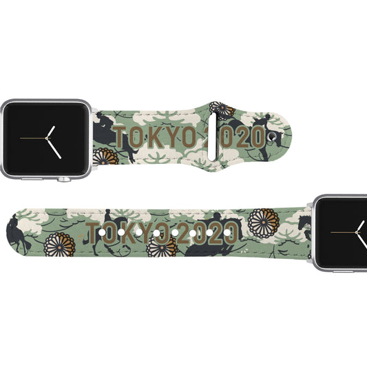 Tokyo Dreams Leather Apple Watch Band Apple Watch Band - Leather C4 BELTS