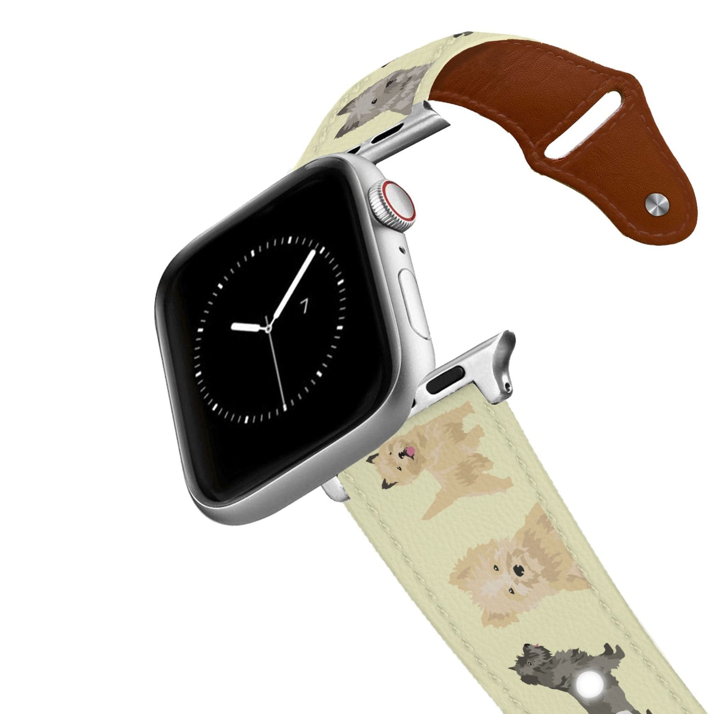 Cairn Terrier Leather Apple Watch Band Apple Watch Band - Leather C4 BELTS