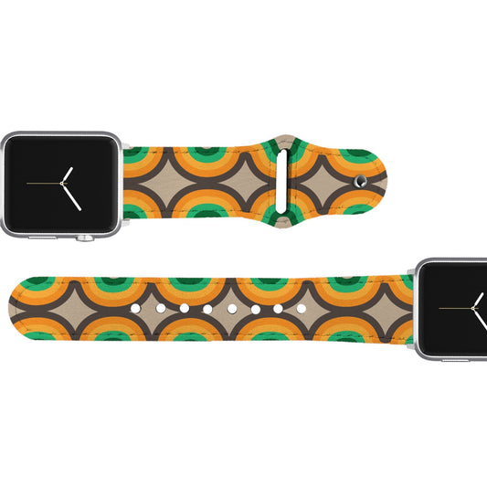 Vintage Wave Leather Apple Watch Band Apple Watch Band - Leather C4 BELTS