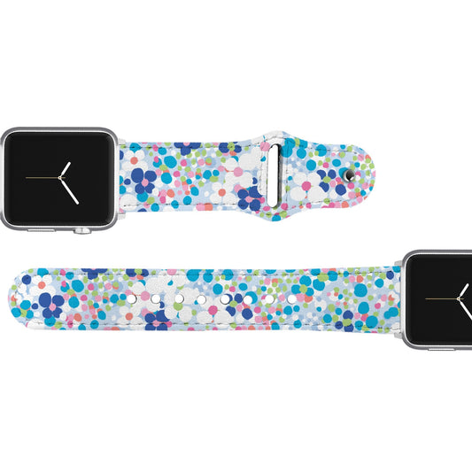 SanSoleil™ - Flower Power Leather Apple Watch Band Apple Watch Band - Leather C4 BELTS