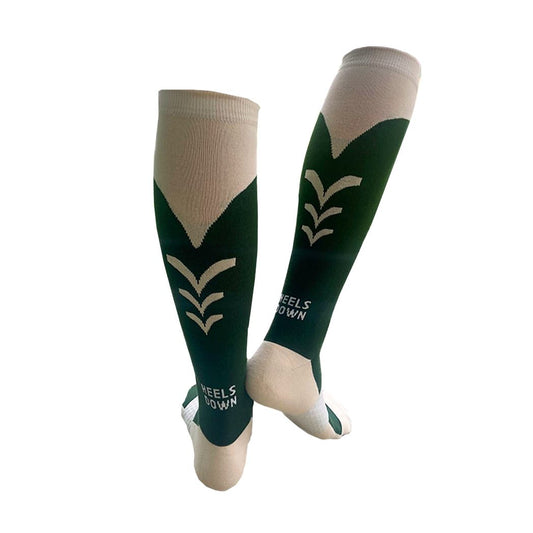 High Performance Riding Socks - Hunter & Cream socks C4 BELTS