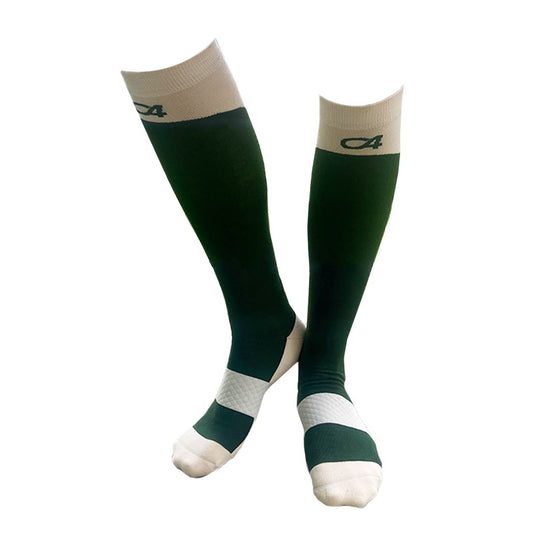 High Performance Riding Socks - Hunter & Cream socks C4 BELTS