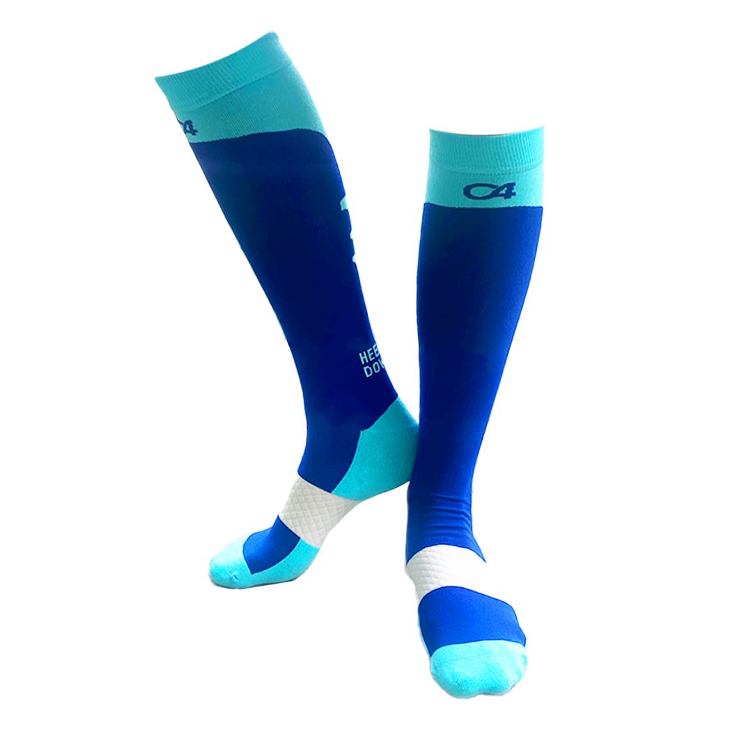 High Performance Riding Socks - Peacock socks C4 BELTS