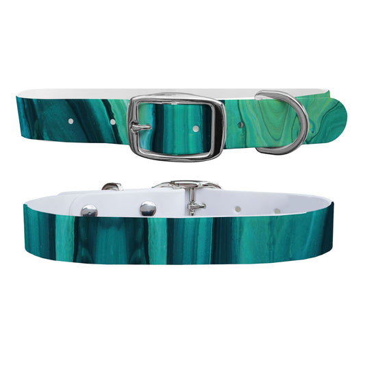 Blue Apatite Dog Collar Dog Collar C4 BELTS