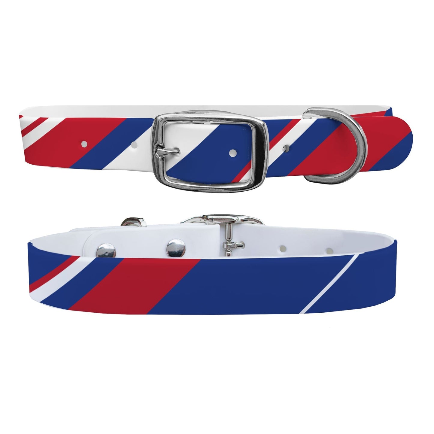 Buffalo Football Color Block Team Spirit Dog Collar Dog Collar C4 BELTS