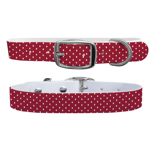 Alabama Team Spirit Polka Dot Dog Collar Dog Collar C4 BELTS