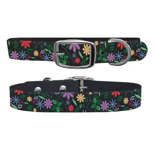 Floral Threads Dog Collar Dog Collar C4 BELTS