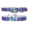 Marble Purple Dog Collar Dog Collar C4 BELTS