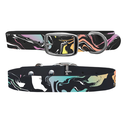 Paint Spill Dog Collar Dog Collar C4 BELTS