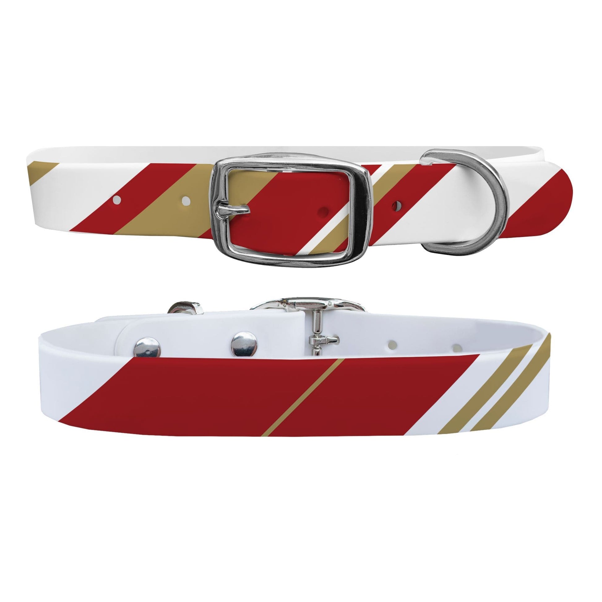 San Francisco Football Color Block Team Spirit Dog Collar Dog Collar C4 BELTS