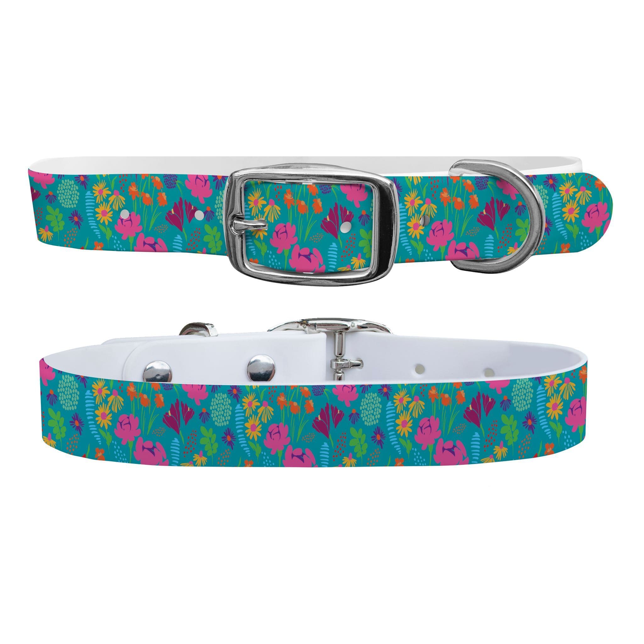 Wildflowers Dog Collar Dog Collar C4 BELTS