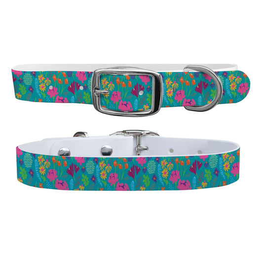 Wildflowers Dog Collar Dog Collar C4 BELTS