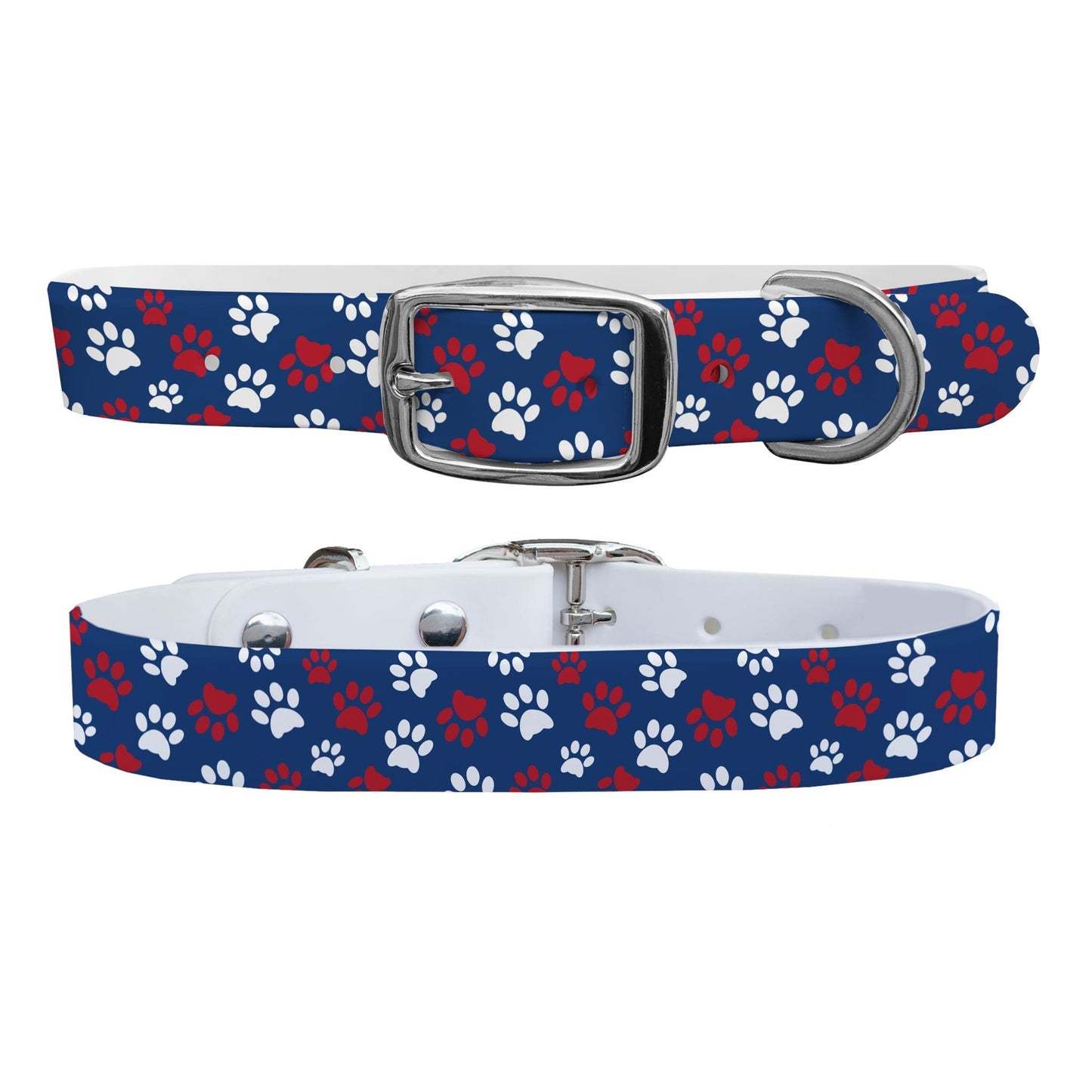 Pawtriot Navy Dog Collar Dog Collar C4 BELTS