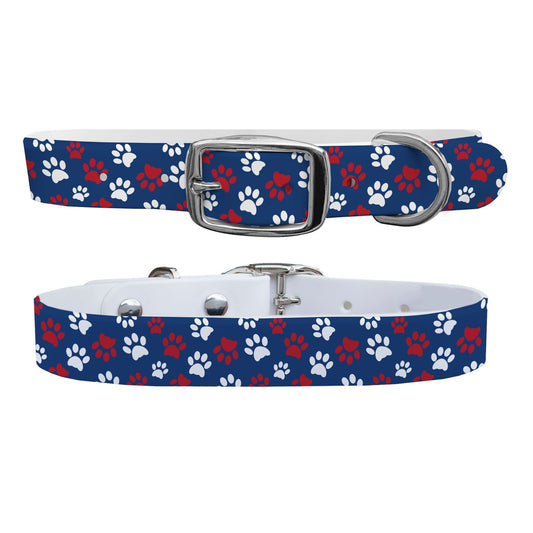Pawtriot Navy Dog Collar Dog Collar C4 BELTS