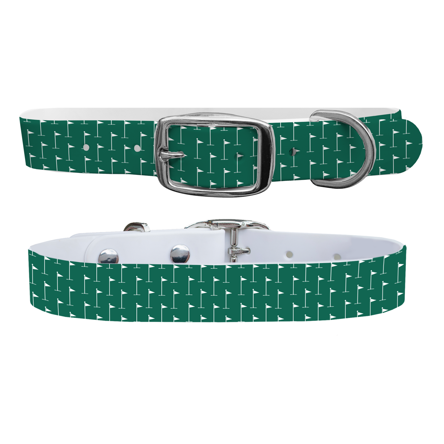 Hole in One - Green Dog Collar