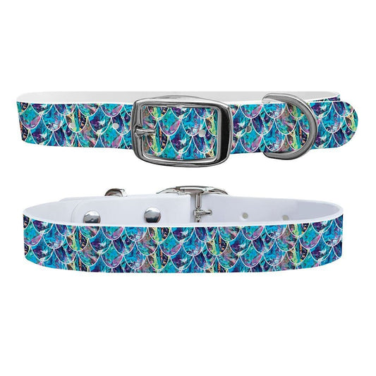 Mermaid Bubbles Dog Collar Dog Collar C4 BELTS