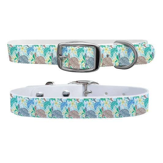 Sea Turtles Green Dog Collar Dog Collar C4 BELTS
