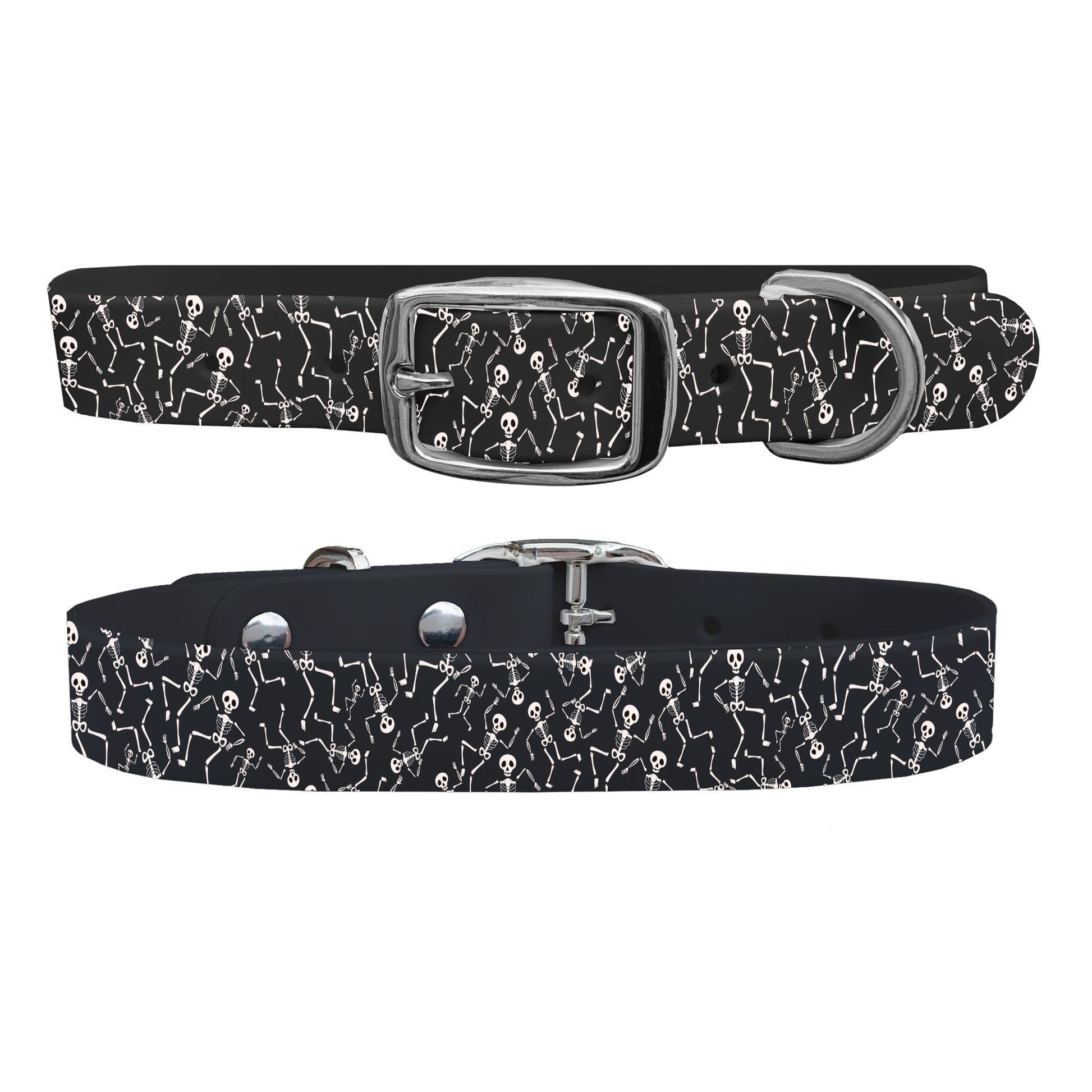 Dancing Skeletons Dog Collar Dog Collar C4 BELTS