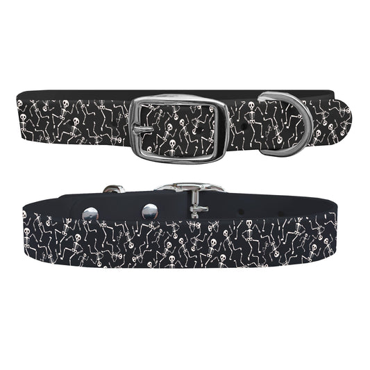 Dancing Skeletons Dog Collar Dog Collar C4 BELTS