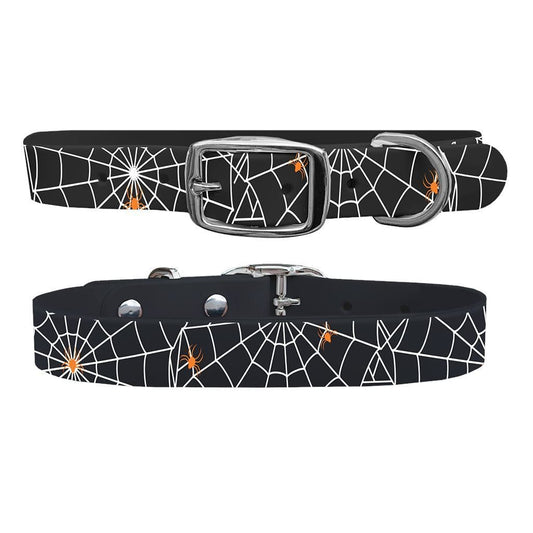 Spiderwebs Dog Collar Dog Collar C4 BELTS