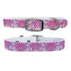 Mermaid Life - Hypnotic Scales Pink Dog Collar Dog Collar C4 BELTS