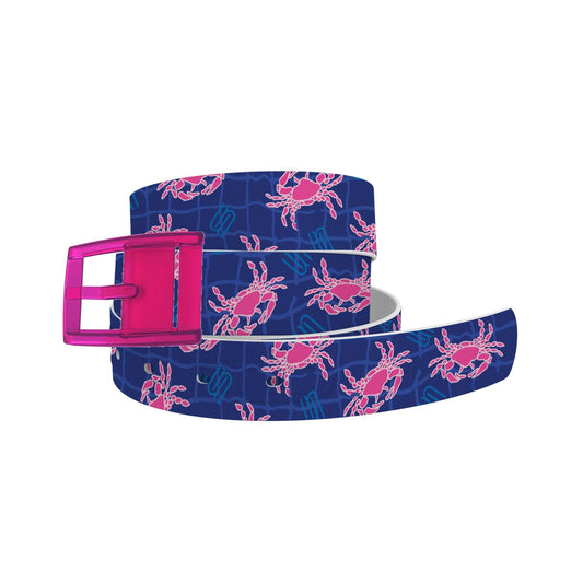 Spunkwear - Navy Crabs Belt Belt-Classic C4 BELTS