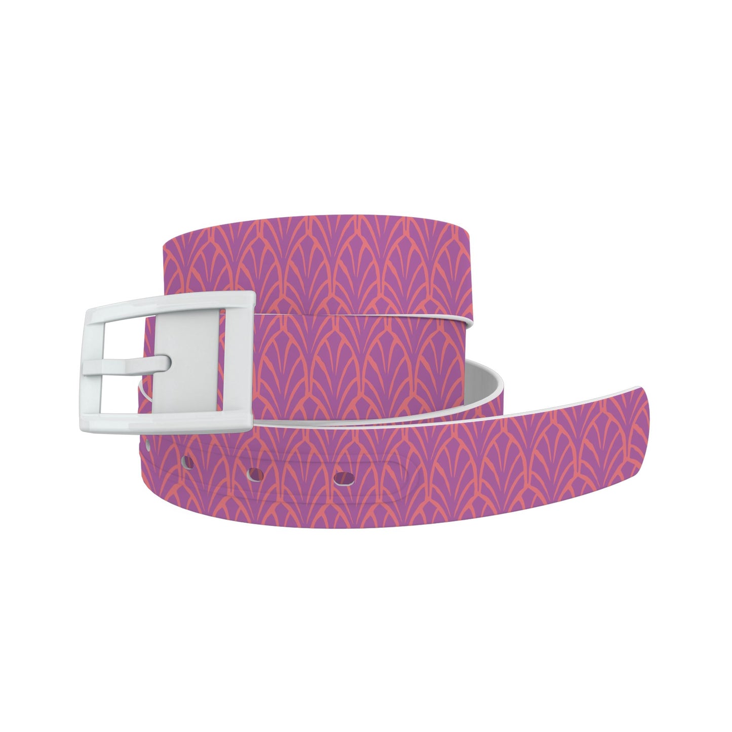 Spunkwear Geo Palm Salmon Belt Belt-Classic C4 BELTS