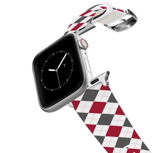 University of Alabama Argyle Team Spirit Apple Watch Band Apple Watch Band C4 BELTS