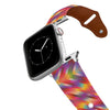 Bright Geometric Leather Apple Watch Band Apple Watch Band - Leather C4 BELTS