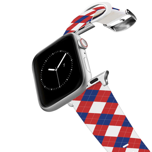 Chicago Cubs Argyle Team Spirit Apple Watch Band Apple Watch Band C4 BELTS