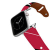 Chicago Bulls Color Block Team Spirit Leather Apple Watch Band Apple Watch Band - Leather C4 BELTS