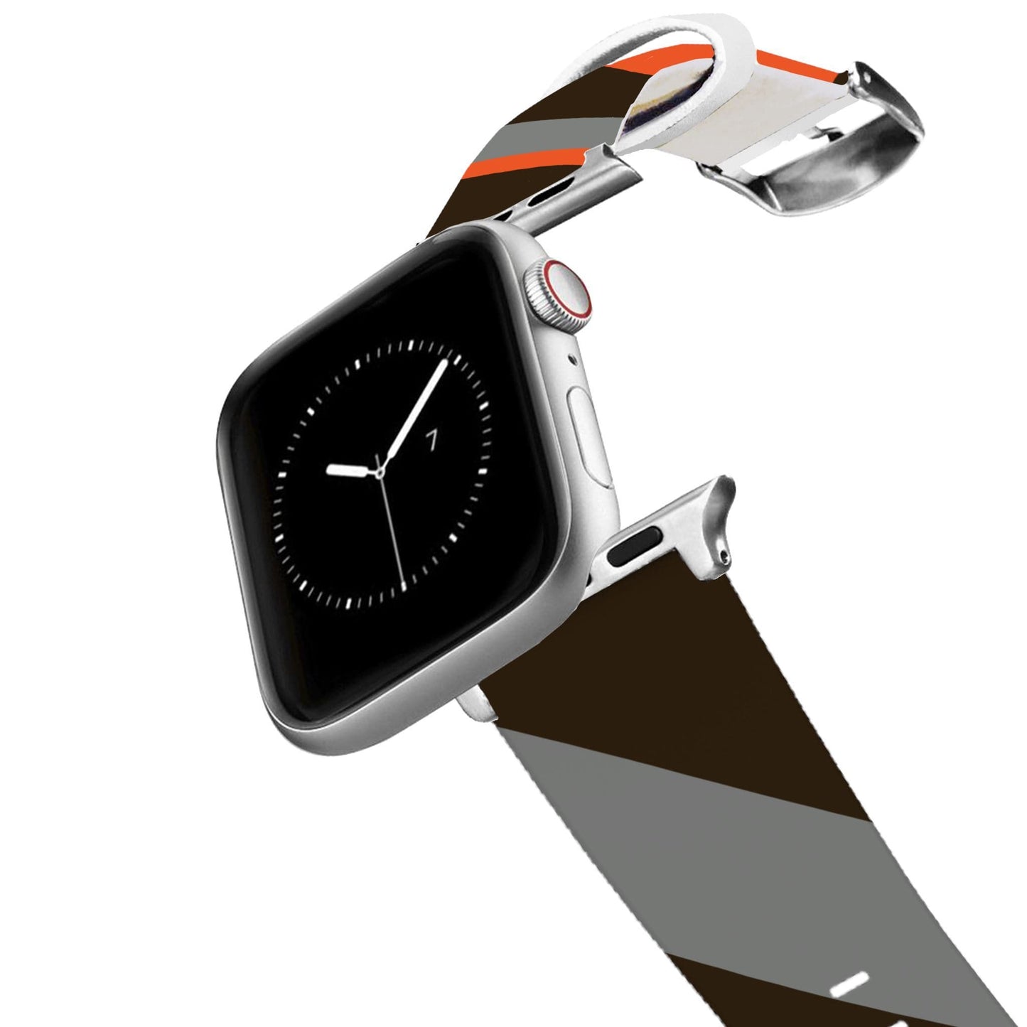 Cleveland Football Color Block Team Spirit Apple Watch Band Apple Watch Band C4 BELTS