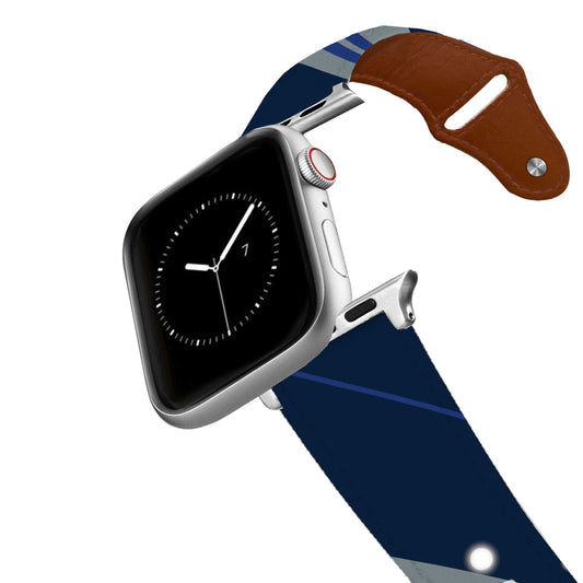 Dallas Football Color Block Team Spirit Leather Apple Watch Band Apple Watch Band - Leather C4 BELTS